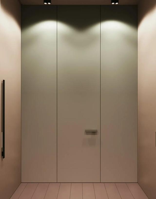 200㎡极简时尚风,优雅线条、盘状灯具,大胆配色,设计高级独特