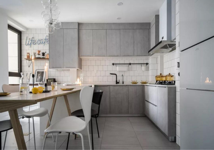 86平北欧风小户型设计,色彩的搭配妙极了