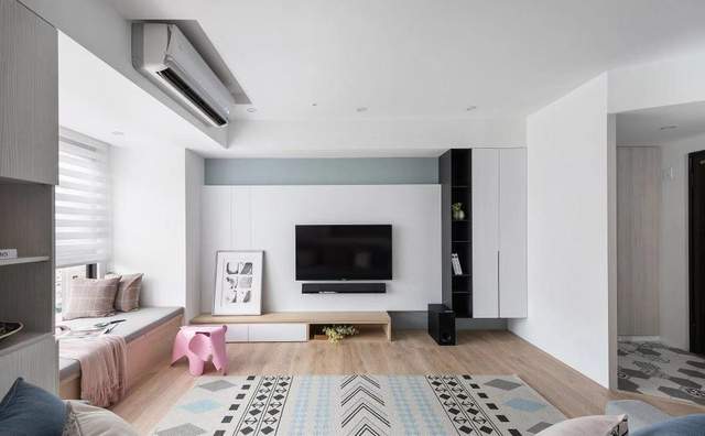 65平北欧风一居室十分简约,让空间延展更大的空间