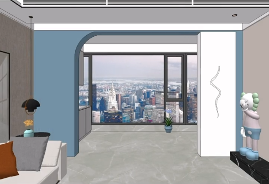 客厅阳台两侧柱子如何设计!分享一些不一样的设计!