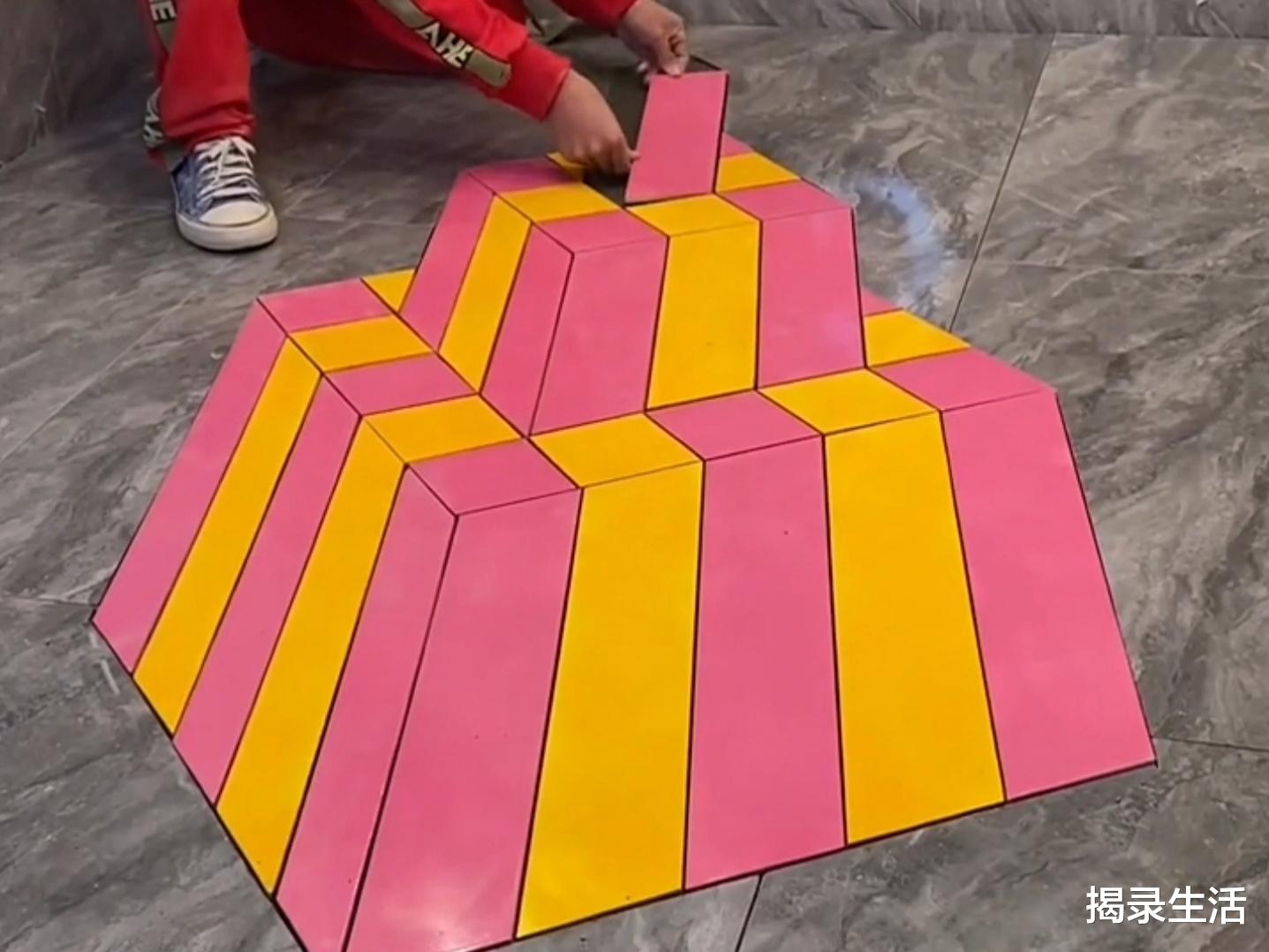 辽宁小伙自创3D瓷砖铺贴,立体效果堪比“神笔马良”