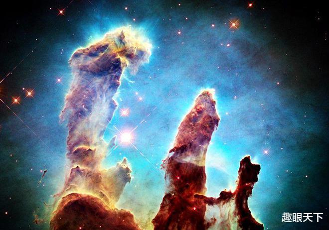 科学家拍到星际大战?宇宙深处亮光闪射,“创生之柱”已被摧毁!