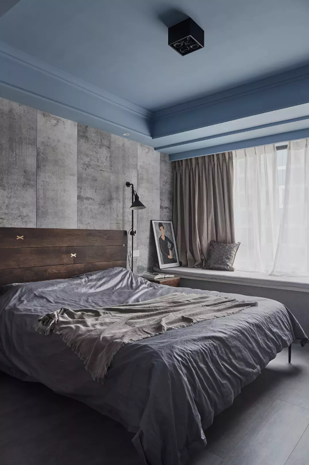 108平的现代风三房,水泥元素的独特运用,朋友都夸好!