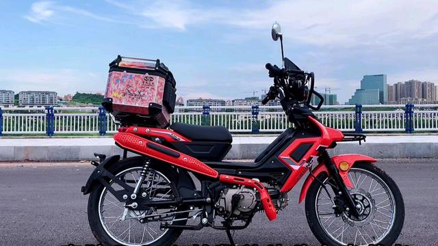 |来自嘉陵的COCO110穿越版，垂钓用途的推荐款，适合走林道