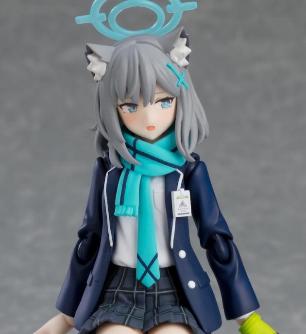 手办|碧蓝档案砂狼白子figma可动手办官图兽耳悍匪头套真正的武装jk