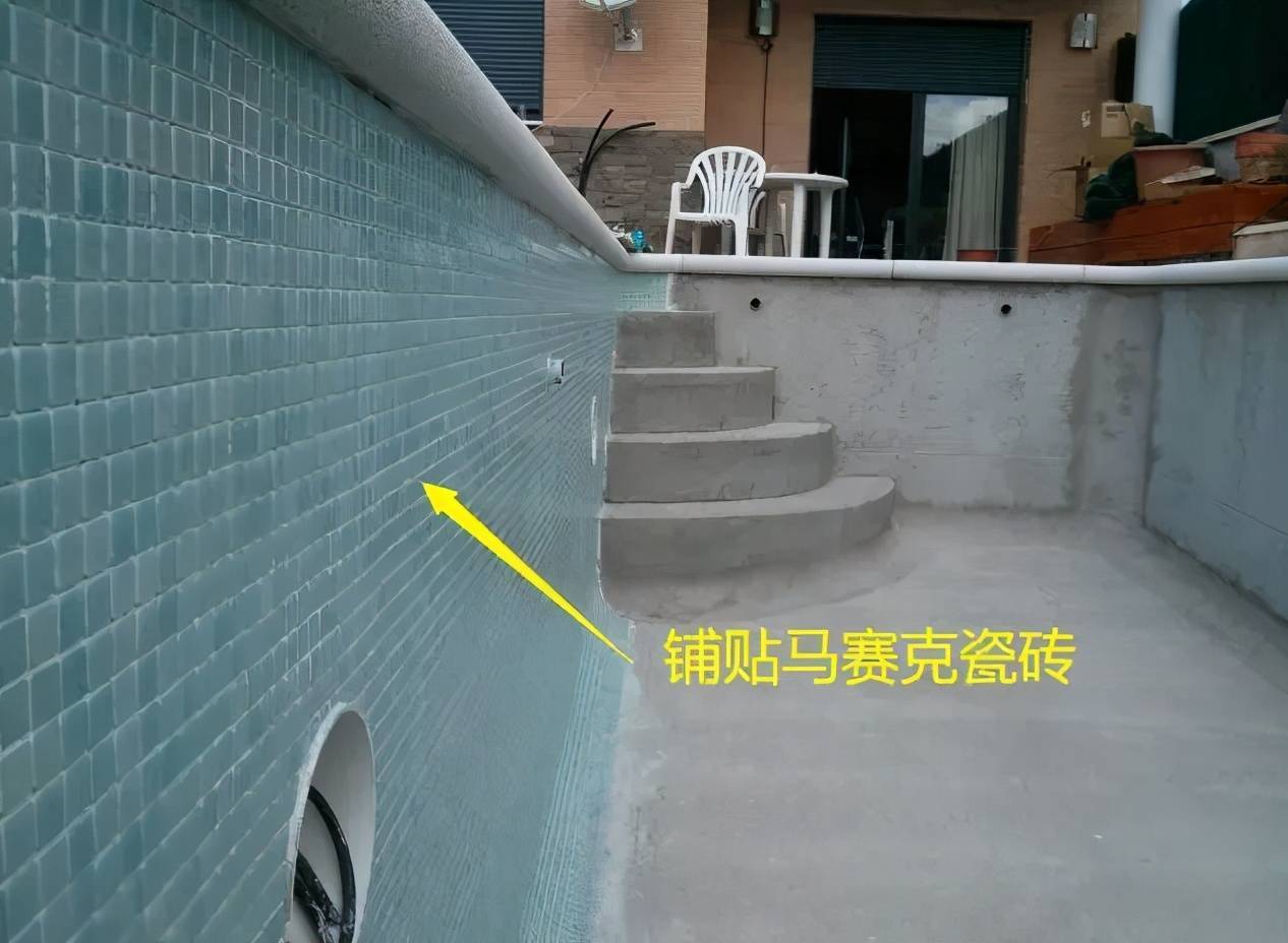 老爸就是闲不住，好好的院子非要现浇个泳池，邻居常来参观！