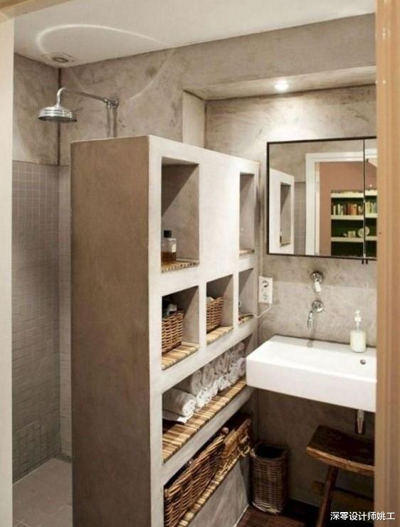 小卫生间怎么设计更实用?这4处隔断可实现一地多用,省空间还上档次