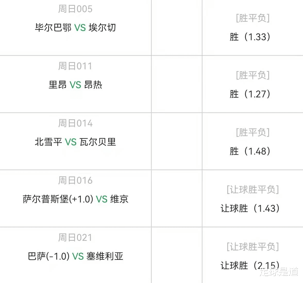 毕尔巴鄂|4.3周日精选5场高赔比赛：毕尔巴鄂vs埃尔切+萨普斯堡vs维京