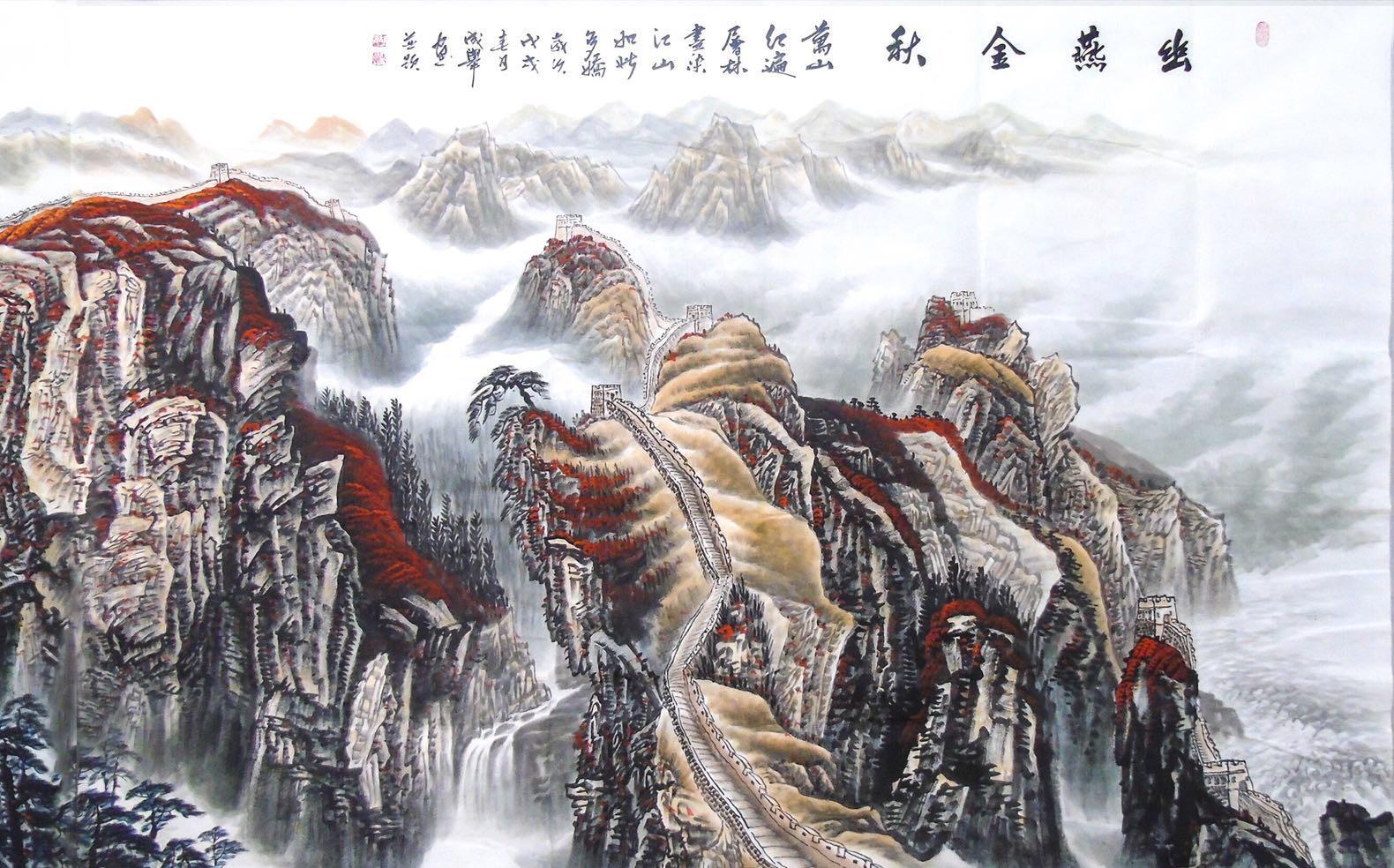 寺庙|人民大会堂挂的几幅画,都是哪些画家的画作,价值多少钱