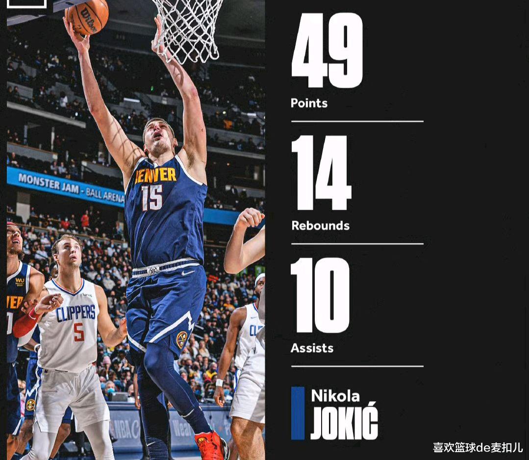 付豪|NBA两位王者级中锋，一天内恩比德砍50＋，约基奇拿49分大号三双