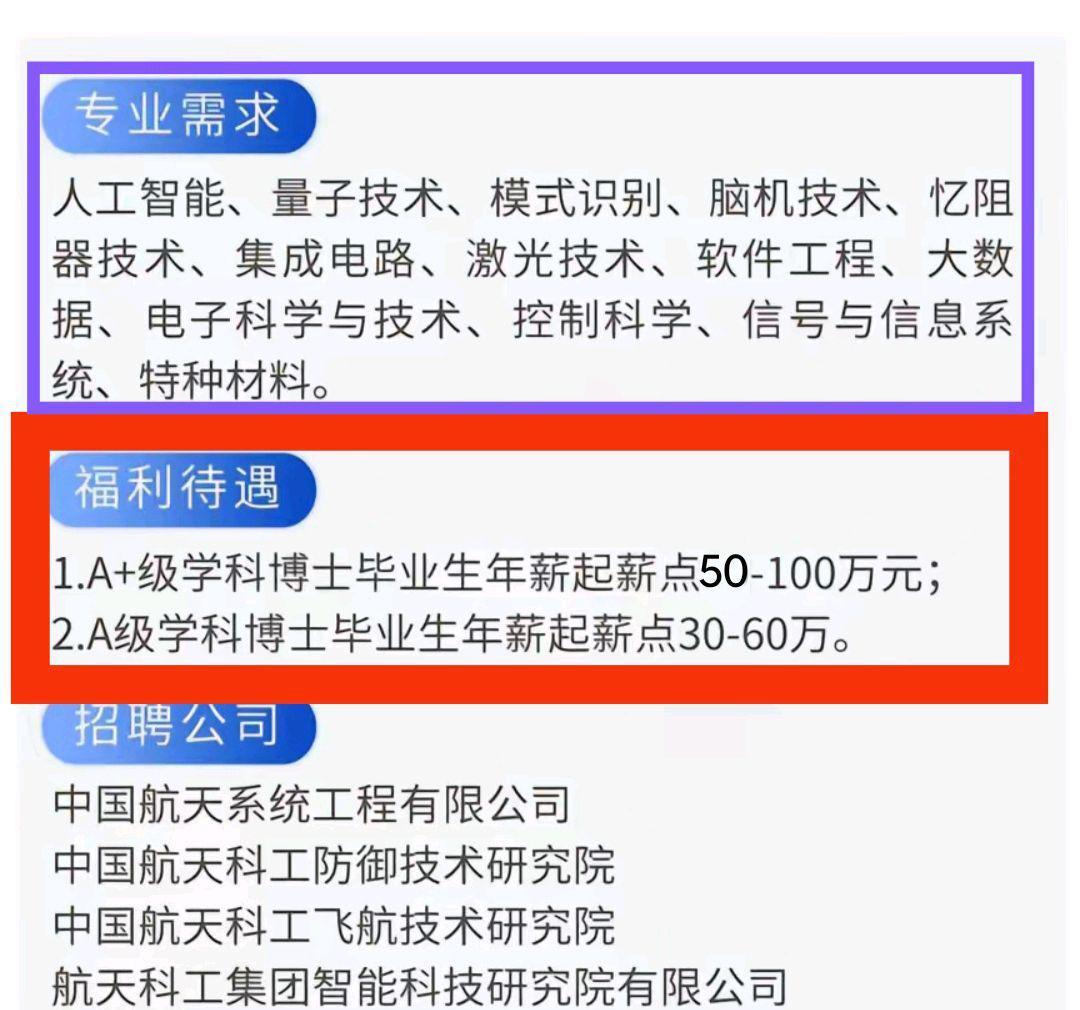 航天科工|中国航天科工十院2023校园招聘：计划引进671人，博士待遇太香了！