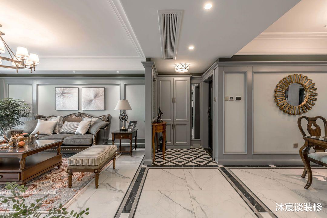 她不要“网红”风格，新家装成经典美式风，到处透露着休闲的浪漫感