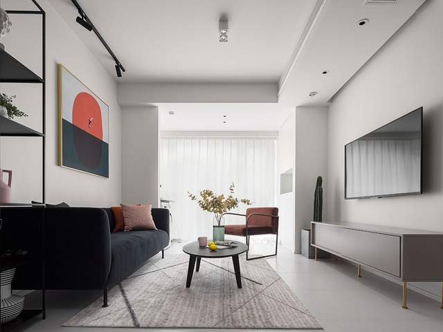 91平米现代风三居室好玩又有趣,身处其中,每天都能产生好情绪