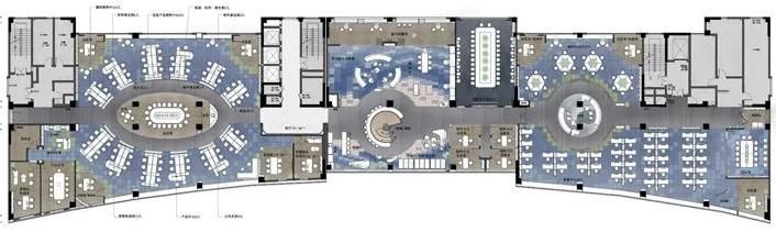 办公室|广东办公室装修设计案例-970平米企业办公空间