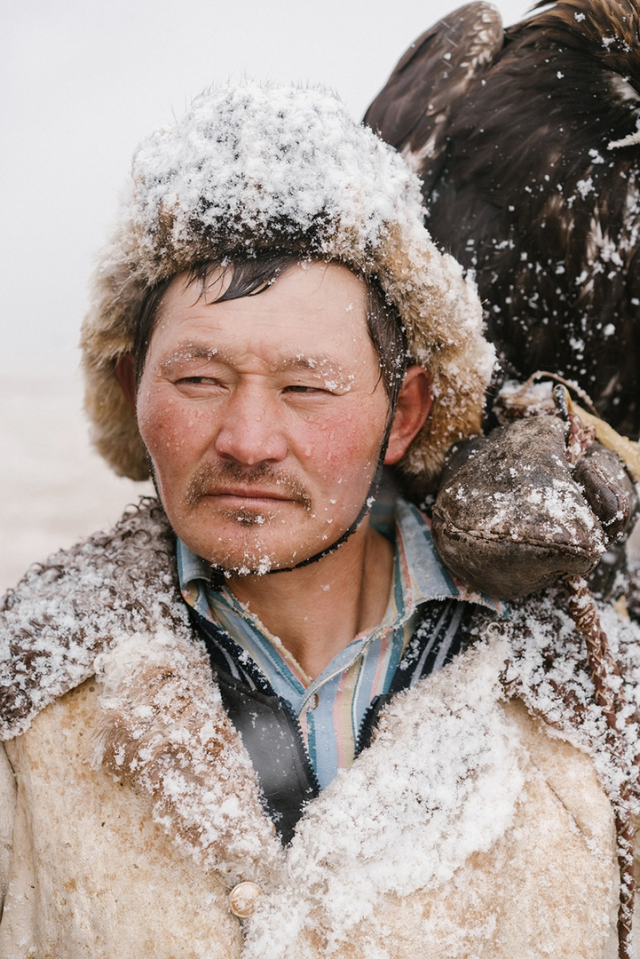 |如诗如画：油画草原，飞翔牧民