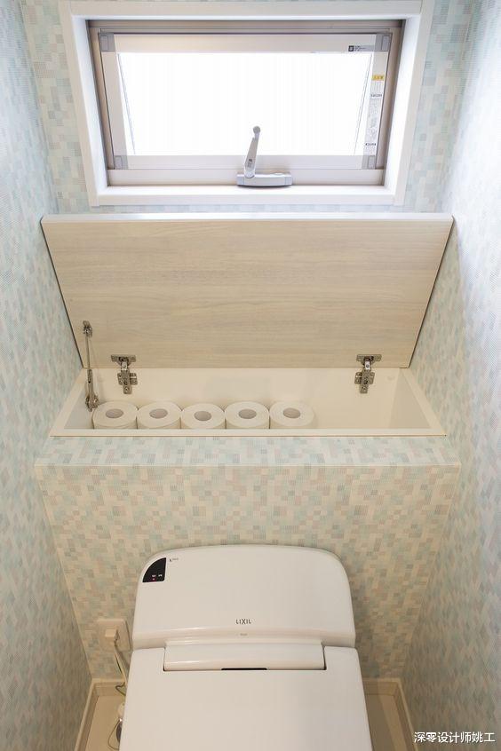 若来一次,我一定坚持马桶旁做这3个收纳术,侧面装窄柜作辅助收纳