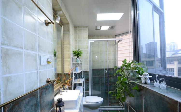 110平美式二居室,中正客厅格局却散发着强烈的生活感知能力