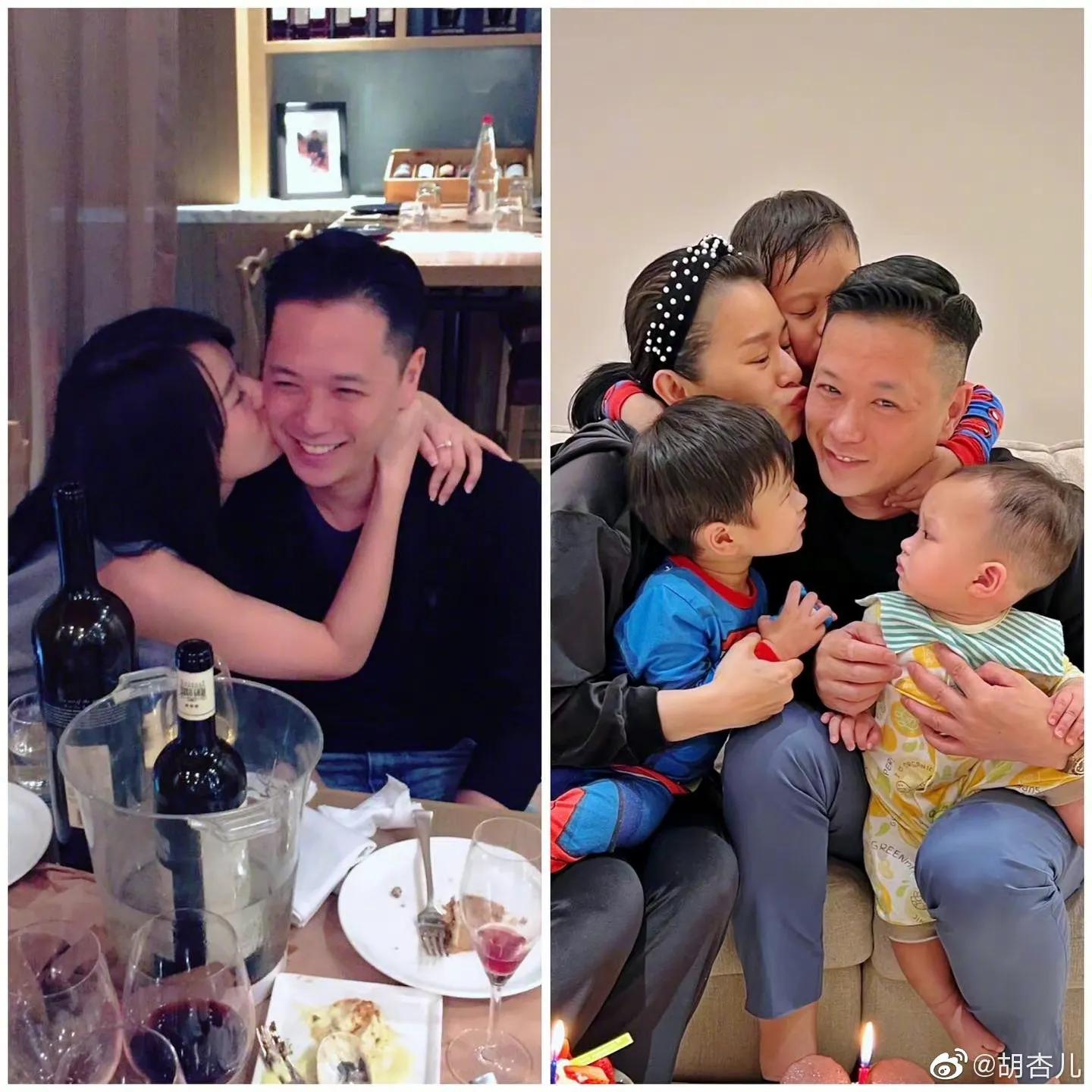 胡杏儿|胡杏儿老公晒庆生照，获4岁大儿子唱歌送祝福，可爱歌声萌化人心