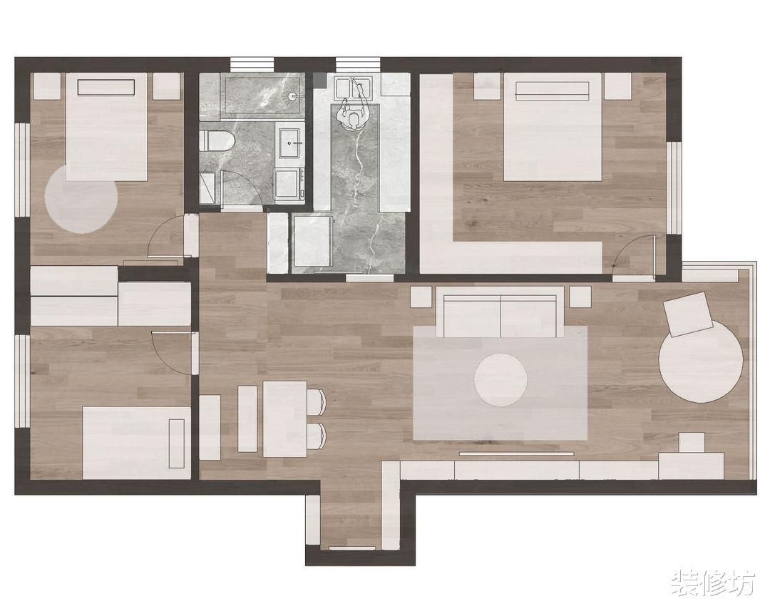 为孩子在家里建乐园，三代人都能和谐共处，感受简约混搭风的魅力
