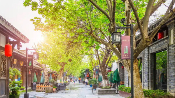 |四川到处都是高楼大厦，凭借一条巷子闻名遐迩，充满老成都风味