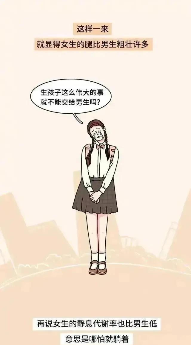 面条 大腿上的肉为何减不掉？腿粗的女孩可了解
