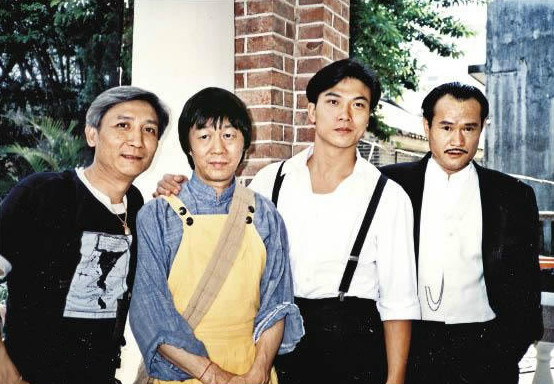 洪金宝|1988年，洪金宝为林正英去打架，陈惠敏将他打伤，嘴角留下伤疤