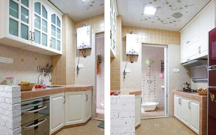 晒晒我家30平蜗居,厕所在厨房里,吃饭在鞋柜上,照样能过!