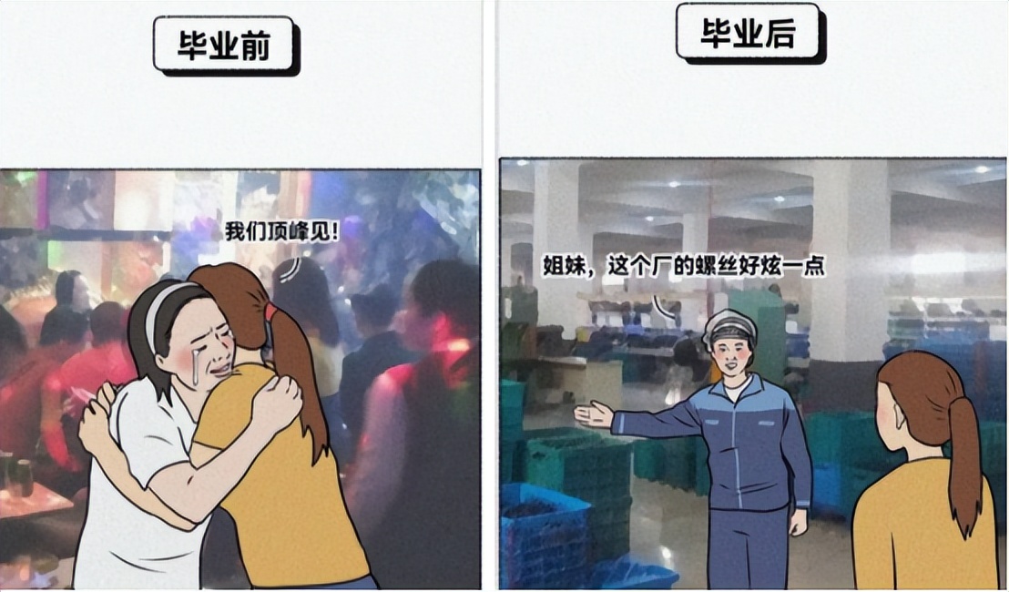 |毕业前“非大厂我不去”，毕业后“跪求”企业认领，网友：真相了
