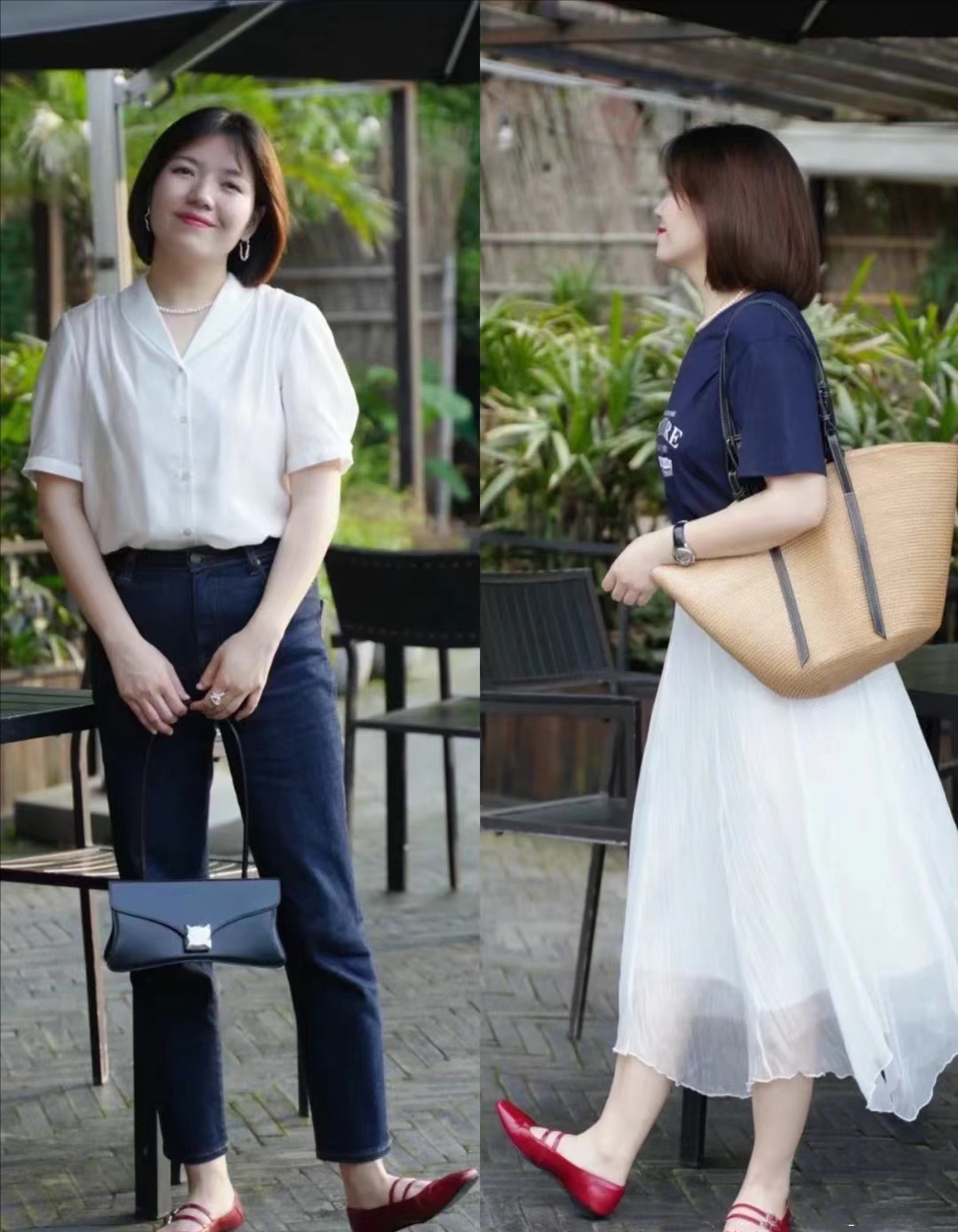 这才是普通人的真实穿搭,简约日常不拉腿,微胖也不影响美