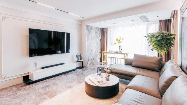 130㎡现代简约森系住宅,依旧保留着烟火气