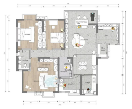 看完重庆90后小夫妻的160㎡房子,我家瞬间就不香了,太漂亮了!