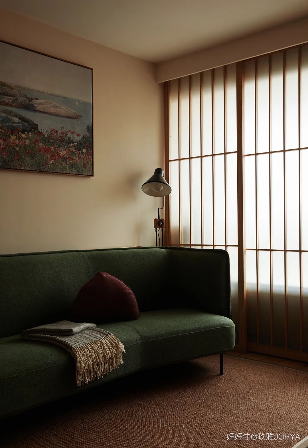 48㎡日式小屋:阳台隔出一间榻榻米,馋到我了