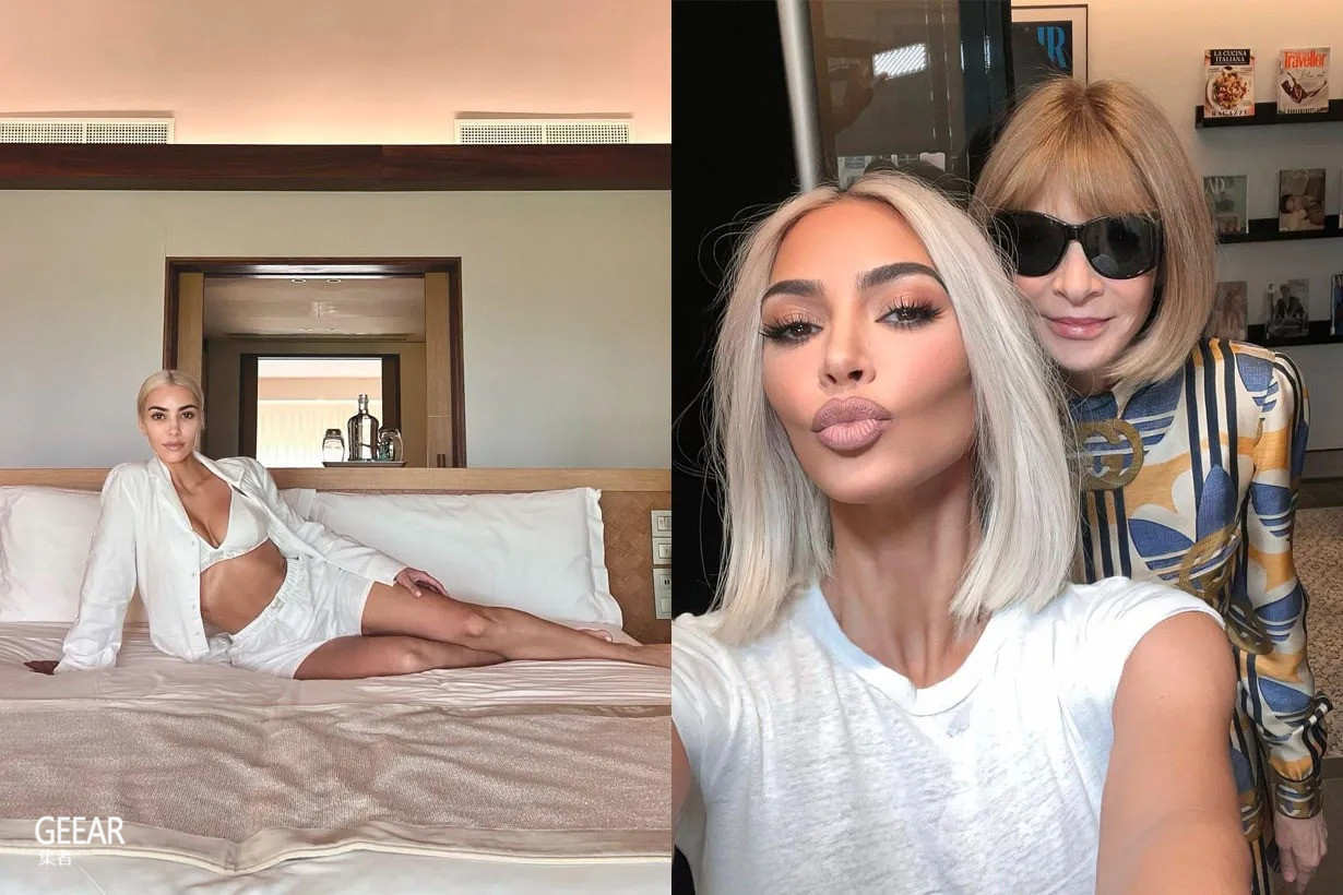 金·卡戴珊|金·卡戴珊竟能让安娜·温图尔罕见自拍!