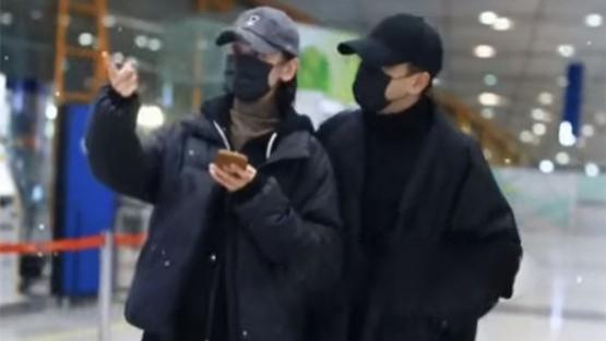 刘恺威|刘恺威机场霸气搂女友超腻歪，穿情侣服有夫妻相，全程悄悄话把女友宠成小公主