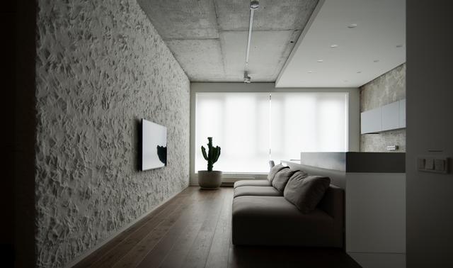 断舍离后工业风不等于穷装，舍弃墙漆、吊顶，120㎡保留了高级感