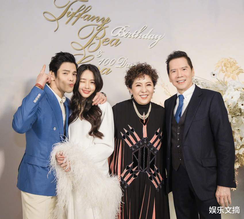 郭碧婷|向佐父亲节晒全家福，宝宝正脸照超可爱，郭碧婷小腹隆起疑怀二胎