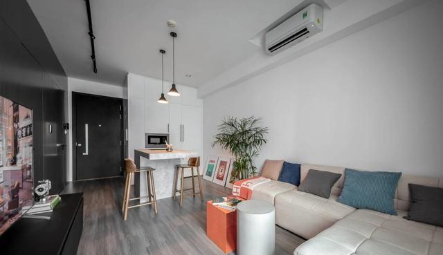 45年轻人想要的装修效果,一中一西2个厨房,生活简单又有品位