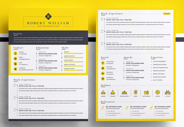 国外简历设计欣赏！亮出你的风格