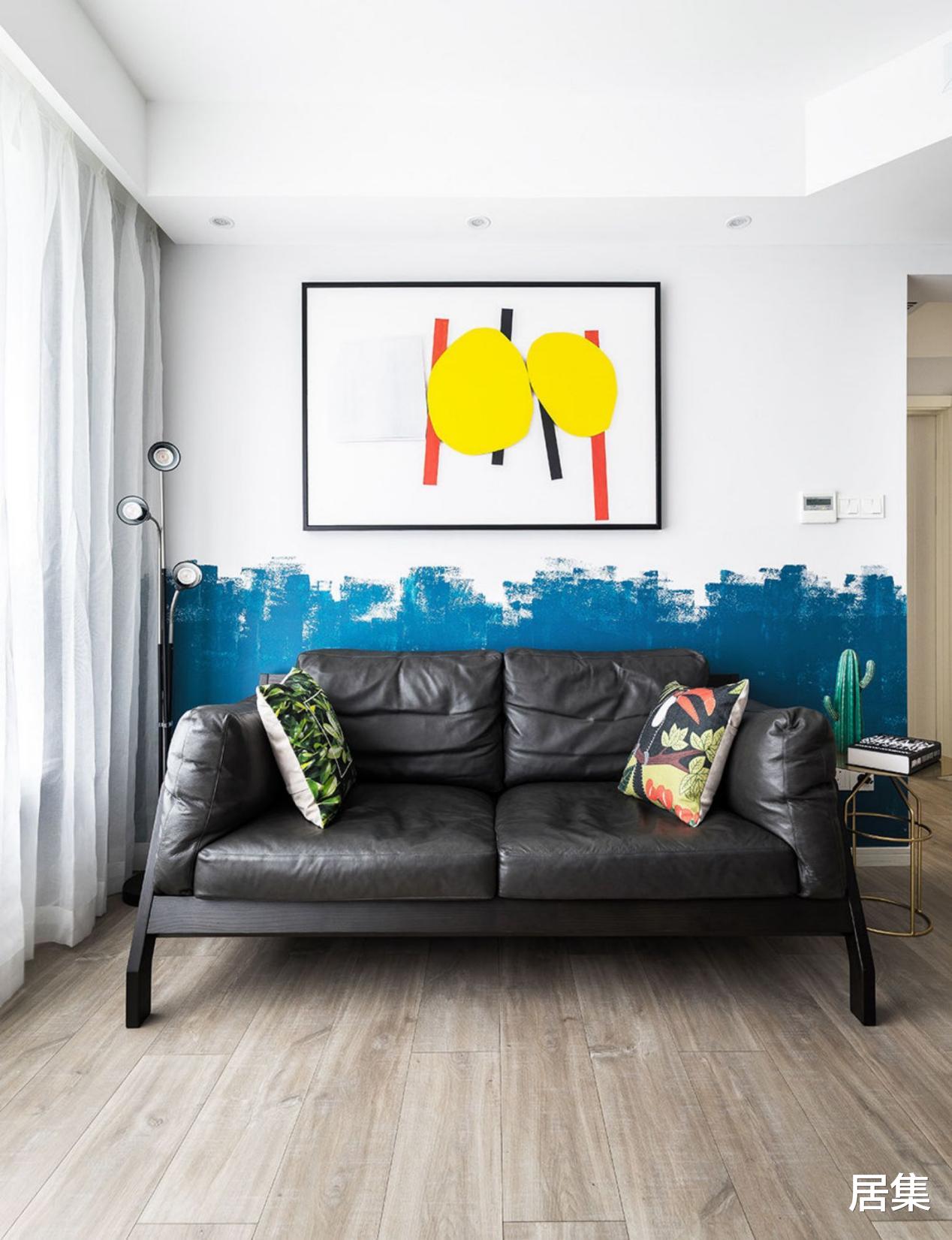 打造80㎡油画一般的家,处处都可以享受自由的轻抚,浪漫美好