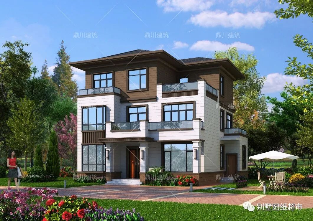 看一眼就喜欢的3款新中式三层别墅,回村建一栋,爸妈乐开花