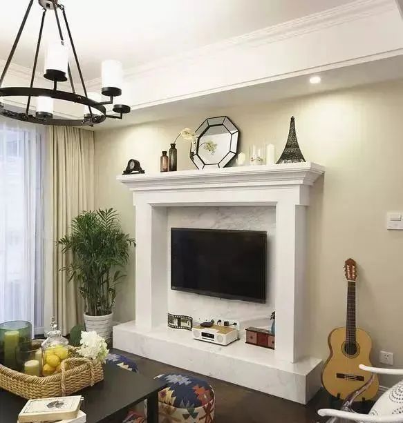 晒晒91平新房，一进门玄关美呆了，电视墙更个性头一次见这么装！