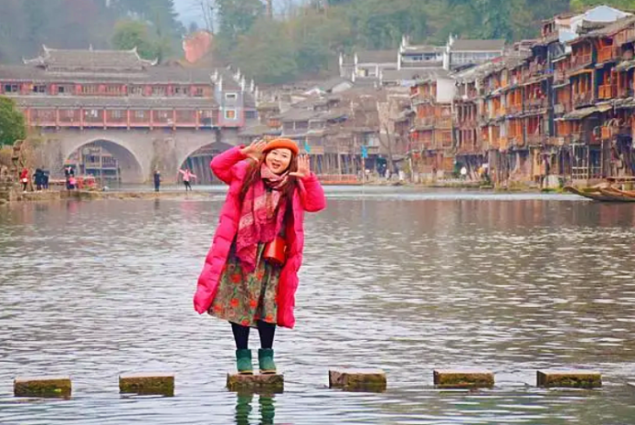 甘蔗|湖南这座古城具有独一无二的世界美景，外地女孩来买甘蔗