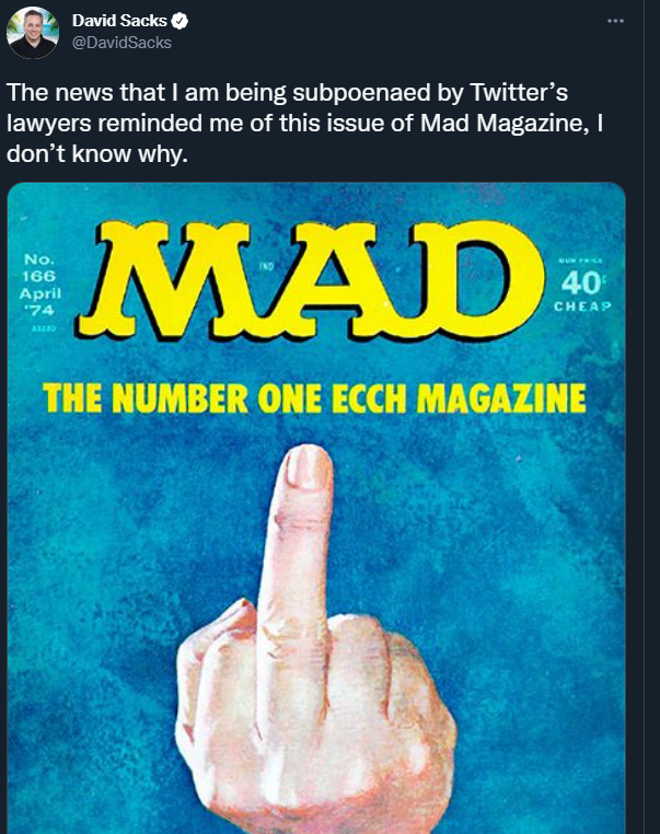 销售额|“推·马之战”再升级:马斯克的硅谷密友圈,推特挨个恶心了一遍