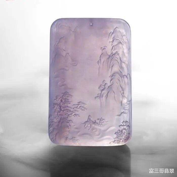 血檀|青山看不厌，流水趣何长，带你欣赏藏在翡翠里的诗情画意！