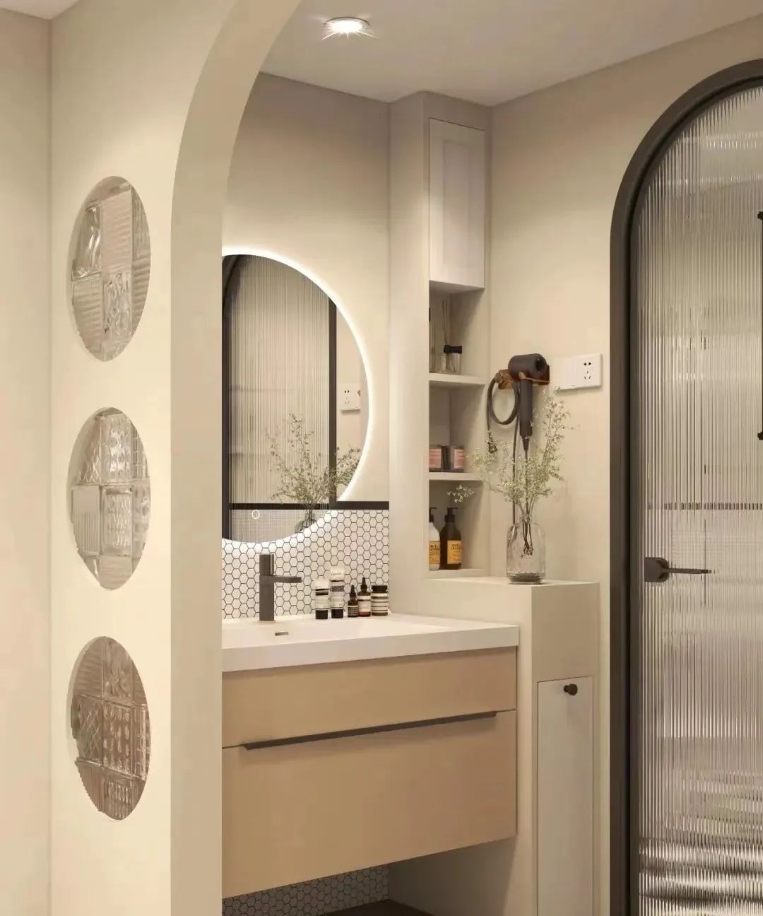 老公坚持卫生间不要洗手台,完工后,不看好的亲戚都前来参观