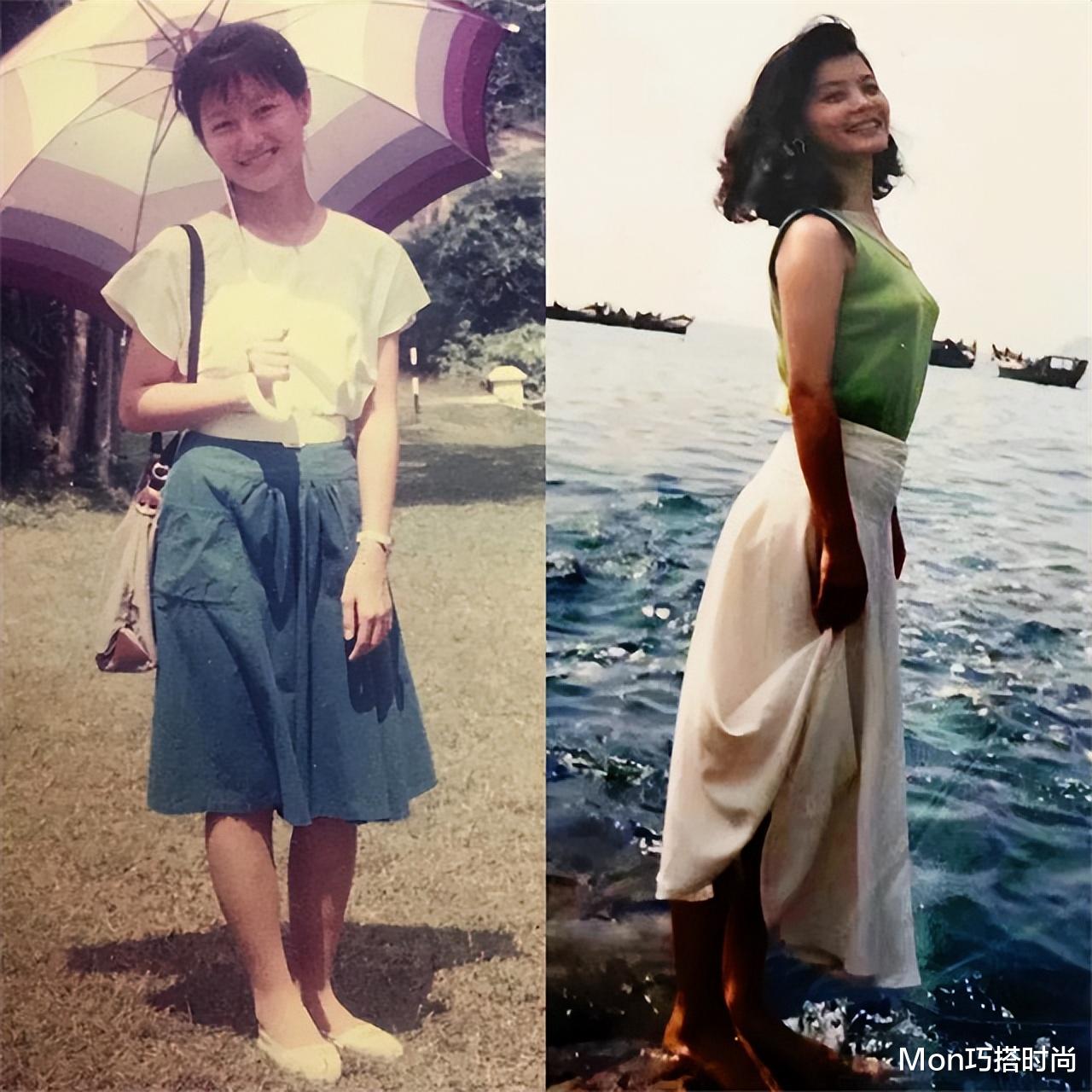 穿衣搭配 讲真，6、70年代妈妈们的审美，绝了！裙永远过膝，发微卷而不乱