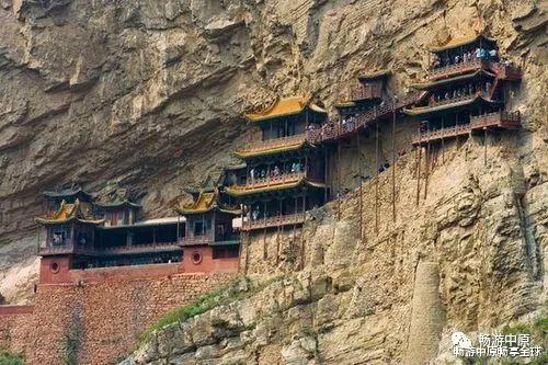 荷花|中国最险的6大寺庙，伫立悬崖千年，而最后一座至今无人敢登！