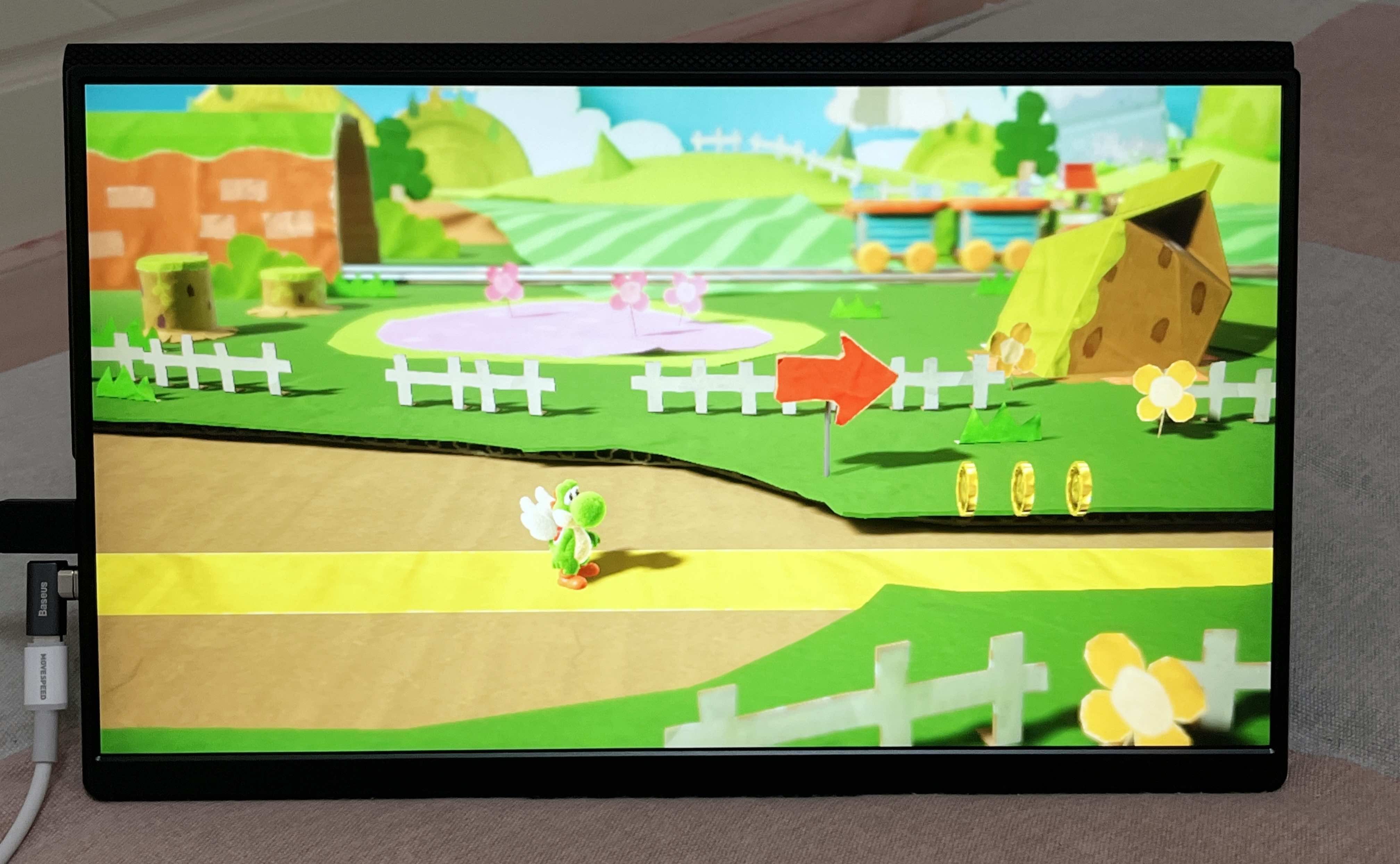 |任天堂NS的好搭档：百元价位的六维鲨S14F6超薄便携屏使用体验