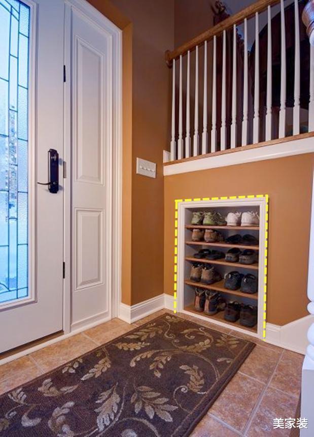 等我有房了,门口坚决不放鞋柜,看看老外这布置,太有才了