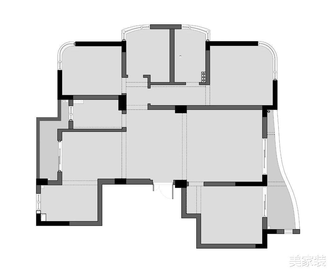 音乐人士的家,运用黑白色调搭配,创造温馨舒适之家